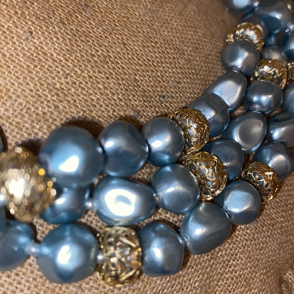 Vintage beaded necklace (Wi) - Picture 2 of 4